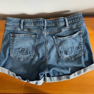 Silver Boyfriend Shorts